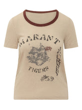 MARANT ÉTOILE - T-shirt Kiliann con Stampa Frontale - Beige - LIDIASHOPPING® - Official Website