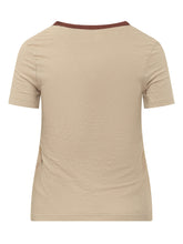 MARANT ÉTOILE - T-shirt Kiliann con Stampa Frontale - Beige - LIDIASHOPPING® - Official Website