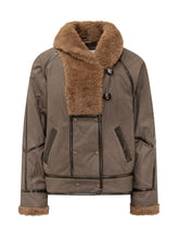 MARANT ÉTOILE - Cappotto Corto Olinka con Collo Voluminoso - Marrone - LIDIASHOPPING® - Official Website