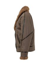 MARANT ÉTOILE - Cappotto Corto Olinka con Collo Voluminoso - Marrone - LIDIASHOPPING® - Official Website