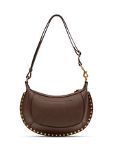 ISABEL MARANT - Borsa Oskan Moon con Borchie - Marrone - LIDIASHOPPING® - Official Website