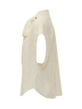 ISABEL MARANT - Camicia Selene con Collo a Fiocco - Bianco - LIDIASHOPPING® - Official Website