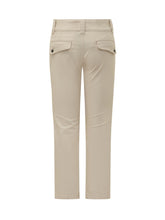 ISABEL MARANT - Pantaloni Birdy a Gamba Dritta - Beige - LIDIASHOPPING® - Official Website