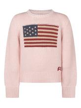 POLO RALPH LAUREN KIDS - American Sweater with Flag Motif -  - LIDIASHOPPING® - Official Website