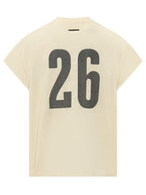 FEAR OF GOD ESSENTIALS - Sleeveless T-shirt with Print - Yellow - LIDIASHOPPING® - Official Website