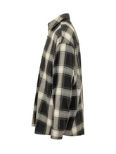 FEAR OF GOD ESSENTIALS - Checked Button Up Shirt - Grey - LIDIASHOPPING® - Official Website