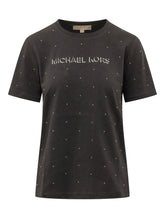 MICHAEL MICHAEL KORS - T-shirt con Micro Borchie e Logo -  - LIDIASHOPPING® - Official Website