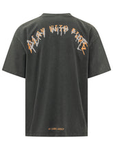 44 LABEL GROUP - T-shirt con Stampa Frontale - Nero - LIDIASHOPPING® - Official Website