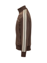 PALM ANGELS - Track Jacket with Side Stripes - Brown - LIDIASHOPPING® - Official Website
