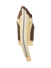 PALM ANGELS - Track Jacket with Curved Panels - Brown - LIDIASHOPPING® - Official Website