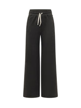 PALM ANGELS - Pantaloni con Vita Elasticizzata e Coulisse - Nero - LIDIASHOPPING® - Official Website