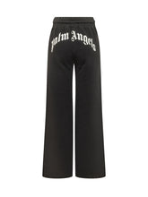 PALM ANGELS - Pantaloni con Vita Elasticizzata e Coulisse - Nero - LIDIASHOPPING® - Official Website