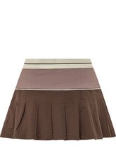 PALM ANGELS - Gonna Logo Pleated - Marrone - LIDIASHOPPING® - Official Website
