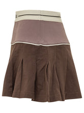 PALM ANGELS - Gonna Logo Pleated - Marrone - LIDIASHOPPING® - Official Website