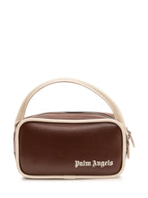 PALM ANGELS - Borsa a Spalla con Logo - Marrone - LIDIASHOPPING® - Official Website