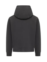EMPORIO ARMANI - Felpa con Cappuccio e Coulisse Annodata - Blu - LIDIASHOPPING® - Official Website