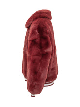 STELLA MCCARTNEY KIDS - Faux Fur Jacket with Zip - Red - LIDIASHOPPING® - Official Website