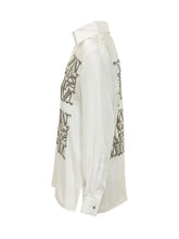 MAX MARA - Camicia Filtro con Ricamo - Bianco - LIDIASHOPPING® - Official Website