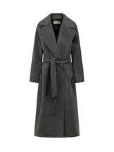 WEEKEND by MAX MARA - Long Tempera Coat with Belt - Grey - LIDIASHOPPING® - Official Website