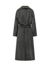 WEEKEND by MAX MARA - Long Tempera Coat with Belt - Grey - LIDIASHOPPING® - Official Website