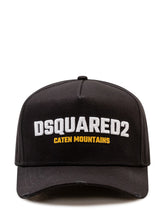 DSQUARED2 - Baseball Cap with Double Embroidery - Black - LIDIASHOPPING® - Official Website
