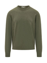 MALO - Maglia Girocollo con Fondo a Coste - Verde - LIDIASHOPPING® - Official Website