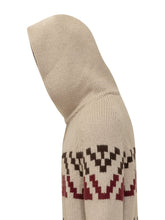 MALO - Hooded Jacquard Zip Cardigan - Beige - LIDIASHOPPING® - Official Website