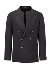 TAGLIATORE - Montecarlo Double Breasted Blazer - Blue - LIDIASHOPPING® - Official Website