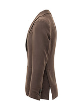 TAGLIATORE - Montecarlo Single Breasted Blazer with Patch Pockets - Brown - LIDIASHOPPING® - Official Website