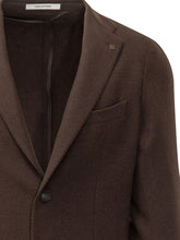 TAGLIATORE - Montecarlo Single Breasted Blazer with Patch Pockets - Brown - LIDIASHOPPING® - Official Website
