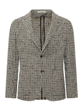 TAGLIATORE - Blazer Montecarlo Monopetto Pied de Poule - Marrone - LIDIASHOPPING® - Official Website