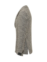 TAGLIATORE - Blazer Montecarlo Monopetto Pied de Poule - Marrone - LIDIASHOPPING® - Official Website