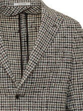 TAGLIATORE - Blazer Montecarlo Monopetto Pied de Poule - Marrone - LIDIASHOPPING® - Official Website