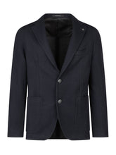TAGLIATORE - Montecarlo Jacket with Patch Pockets - Blue - LIDIASHOPPING® - Official Website