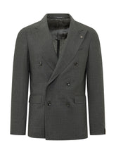 TAGLIATORE - Vesuvio Double Breasted Suit - Black - LIDIASHOPPING® - Official Website