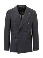 TAGLIATORE - Vesuvio Double Breasted Suit - Blue - LIDIASHOPPING® - Official Website