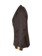 TAGLIATORE - Montecarlo Double Breasted Check Suit - Brown - LIDIASHOPPING® - Official Website
