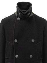TAGLIATORE - Double Breasted Coat - Blue - LIDIASHOPPING® - Official Website