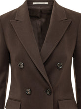 TAGLIATORE - Parigi Double Breasted Coat - Brown - LIDIASHOPPING® - Official Website