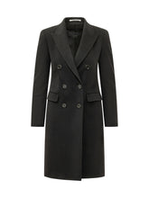 TAGLIATORE - Parigi Coat with Peak Lapels - Black - LIDIASHOPPING® - Official Website