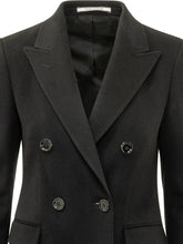 TAGLIATORE - Parigi Coat with Peak Lapels - Black - LIDIASHOPPING® - Official Website