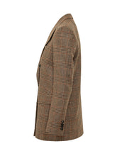 TAGLIATORE - Giacca Doppiopetto Oversize a Quadri - Marrone - LIDIASHOPPING® - Official Website