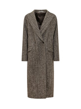 TAGLIATORE - Linden Herringbone Coat - Brown - LIDIASHOPPING® - Official Website