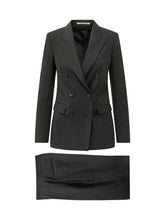TAGLIATORE - Parigi Suit with Double Breasted Blazer - Black - LIDIASHOPPING® - Official Website
