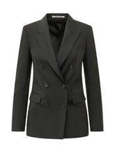 TAGLIATORE - Parigi Suit with Double Breasted Blazer - Black - LIDIASHOPPING® - Official Website