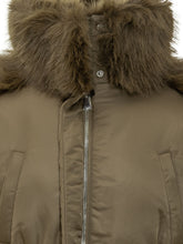PINKO - Bomber Primitivo con Maniche a Pelo Lungo - Verde - LIDIASHOPPING® - Official Website