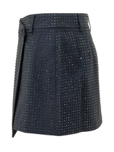 PINKO - Gonna Soave Mini con Applicazioni - Blu - LIDIASHOPPING® - Official Website