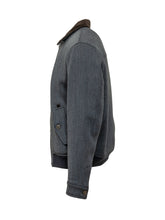 FAY - Bomber Driving con Collo a Contrasto - Blu - LIDIASHOPPING® - Official Website