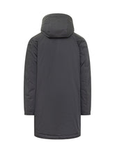 FAY - Piumino Lungo Harbour con Cappuccio - Blu - LIDIASHOPPING® - Official Website