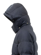 FAY - Piumino Lungo con Cappuccio e Tasche - Blu - LIDIASHOPPING® - Official Website